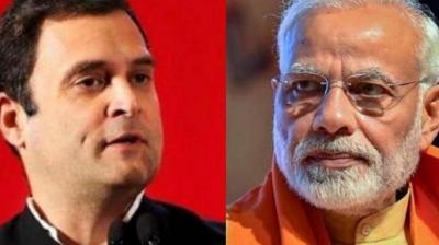 Rahul Gandhi and Narendra Modi