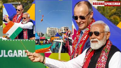 PM Modi, German Chancellor Fly kite at International Kite Festival 2026