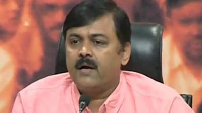 BJP's national spokesperson GVL Narasimha Rao 