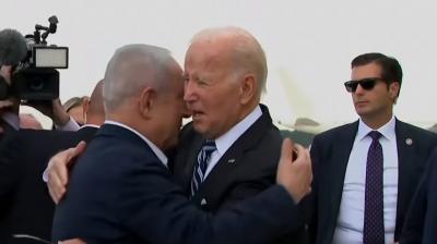 US President Joe Biden & Israel PM Netanyahu