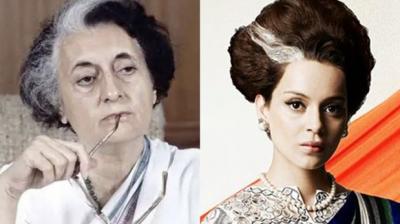 Indira Gandhi and Kangana Ranaut