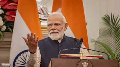 On this occasion, PM Modi “inaugurated and laid the foundation stone for development projects worth over INR 9,700 crore”, aimed at accelerating growth in tribal-dominated regions of Gujarat and other states.