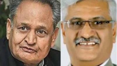 Ashok Gehlot and Gajendra Singh Shekhawat