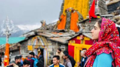 Sara Ali Khan at Kedarnath 