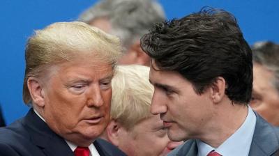 Canadians Cancel Travel to US Amid Trump-Trudeau Spat Over Tariffs  