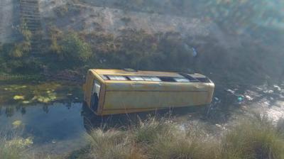 School Bus Falls into SYL Canal in Kaithal; 8 Children, Driver, and Conductor Seriously Injured