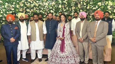 Sports Minister Gurmeet Singh Meet Hayer Reception