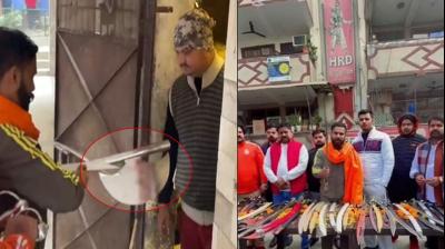 Ghaziabad, Uttar Pradesh: FIR against 46; 10 right-wing members arrested for distributing weapons after videos go viral