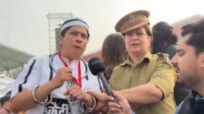 ‘Vote Chor Gaddi Chhod' Maha Rally by Congress Underway at Delhi's Ramlila Maidan: Here's Why BJP Leader Reacted