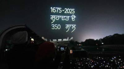 History Written in the Sky: Story of Guru Tegh Bahadur's Sacrifice Echoes over Anandpur Sahib on His Martyrdom Day