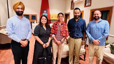 Gurmeet Singh Meet Hayer, Harmanpreet Kaur & Gurjoat Singh Khangura