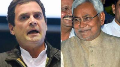 Rahul Gandhi and Nitish Kumar