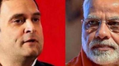 Rahul Gandhi and Narendra Modi