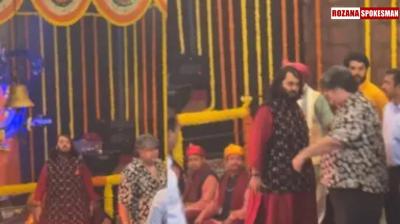 Anant Ambani and Radhika Merchant visit Krishna Kali temple 