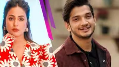 Munawar Faruqui and Hina Khan 