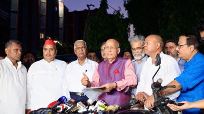 Rajesh Ram, INDIA Bloc Leaders Meet Election Commissioner Over Voter List in Bihar