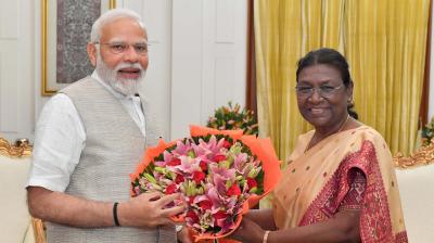 PM Modi with President Murmu