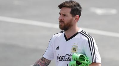 Messi is running out