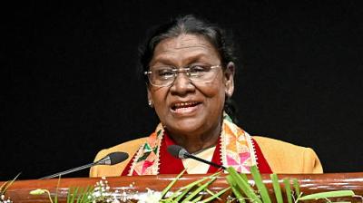 On March 20, Murmu will inaugurate the newly constructed oncology block at the Ramakrishna Mission Sevashrama charitable hospital in Vrindavan.  File Photo.