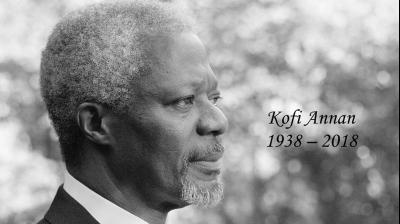 Kofi Annan dies at age 80