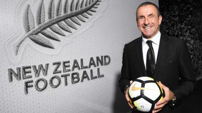 New Zealand coach Fritz Schmid 