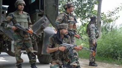 3 militants, soldier killed