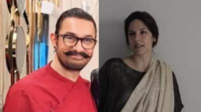 Aamir Khan and his partner.