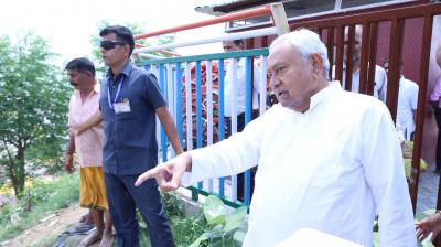 Bihar CM Nitish Kumar inspected park being developed on JP Ganga Path
