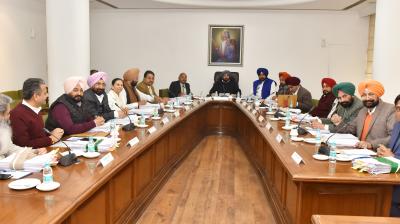 Punjab Cabinet led by Chief Minister Captain Amarinder Singh