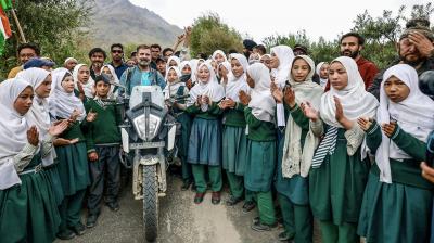 Rahul Gandhi in Ladakh 