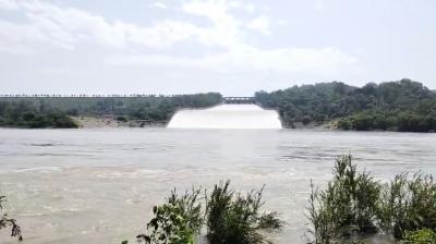 Pong Dam 40,000 cusecs of water released into the Beas River after 6 AM Thursday 