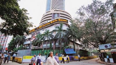 BSE Sensex rose about 21 points to close at 35,556.71 today