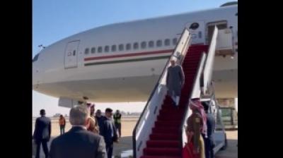 Prime Minister Narendra Modi lands in Amman, Jordan