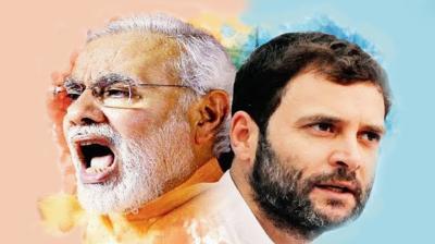 Rahul Gandhi and PM Modi