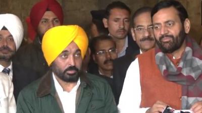 Haryana CM, Punjab CM hold talks on Sutlej–Yamuna Link issue