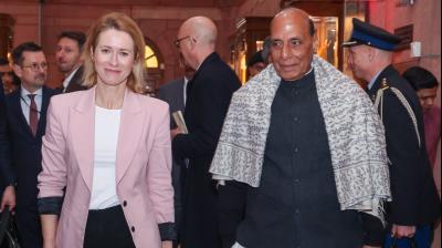 India Defence Minister, EU Vice President hold meeting on bilateral security and defence issues