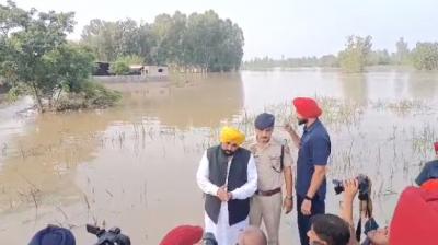 CM Bhagwant Mann at village Haler Janardhan, Mukerian