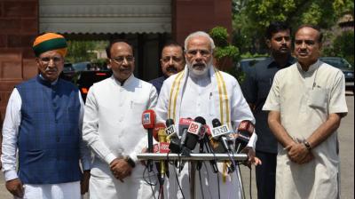 PM Modi says govt is ready to discuss all issues