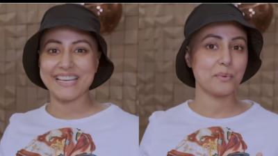 Hina Khan Shaves Her Head Amid Cancer Treatment; Fans Praise Her Bravery