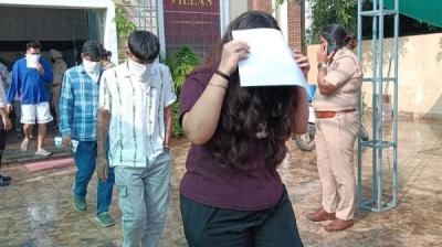 Punjab Cyber Crime Police Raids Hotel on Palahi Road in Phagwara, 38 People Arrested, Laptops Seized