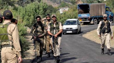 Militants fire upon police team in J-K
