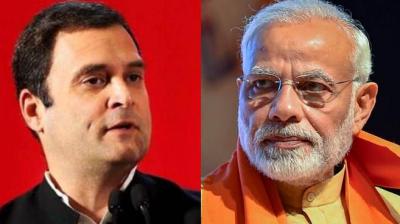Rahul Gandhi and Narendra Modi