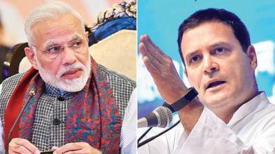 Narendra Modi and Rahul Gandhi
