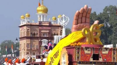 The tableau also featured a replica of the Gurudwara itself as a witness to his sacrifice for human dignity. File Photo.
