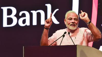 Modi blames UPA govt for bad loan mess