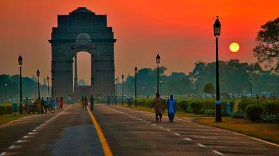 Delhiites woke up to a pleasant Sunday morning