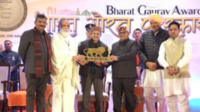 Tiwari was among twenty personalities from across the country honoured for their notable contributions to their respective fields. File Photo.