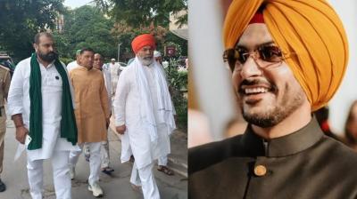 Farmer Leader Rakesh Tikait Checks on Singer Rajvir Jawanda as He Remains on Ventilator Support