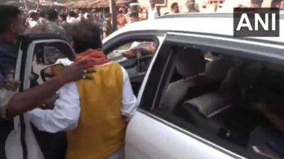 BJP Candidate Attacked with Slippers, Cow Dung, Stones in Bihar's Lakhisarai