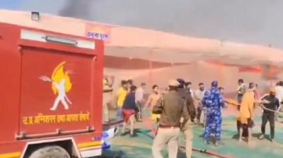 Another major fire break out at Mahakumbh, situation under control 